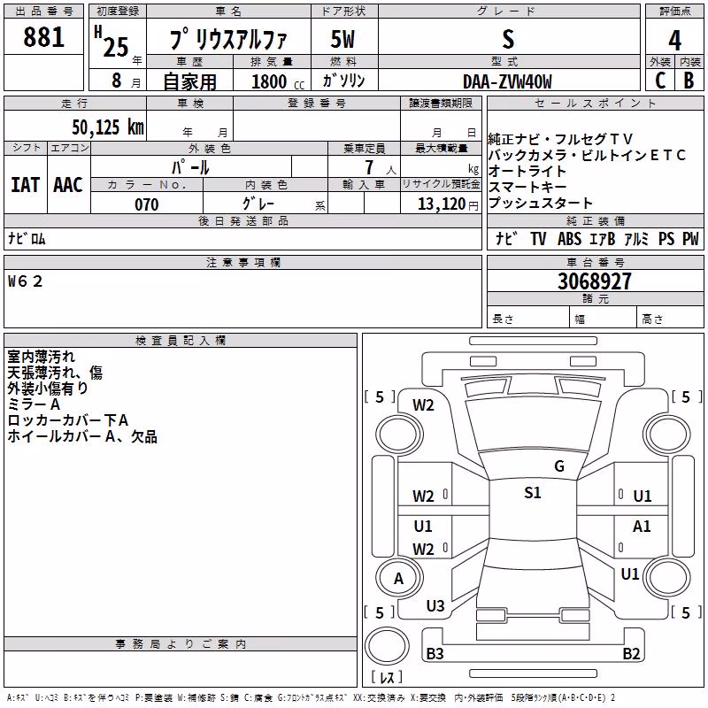 TOYOTA PRIUS ALPHA