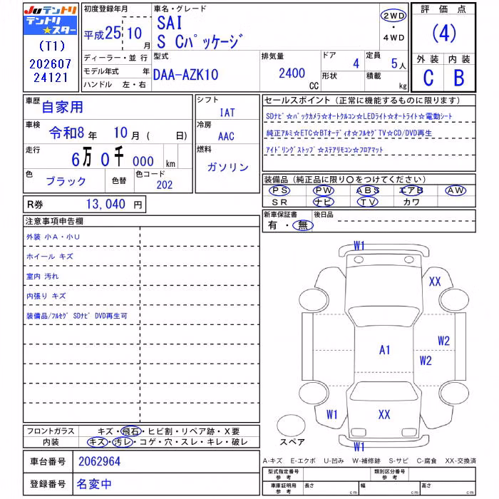 TOYOTA SAI