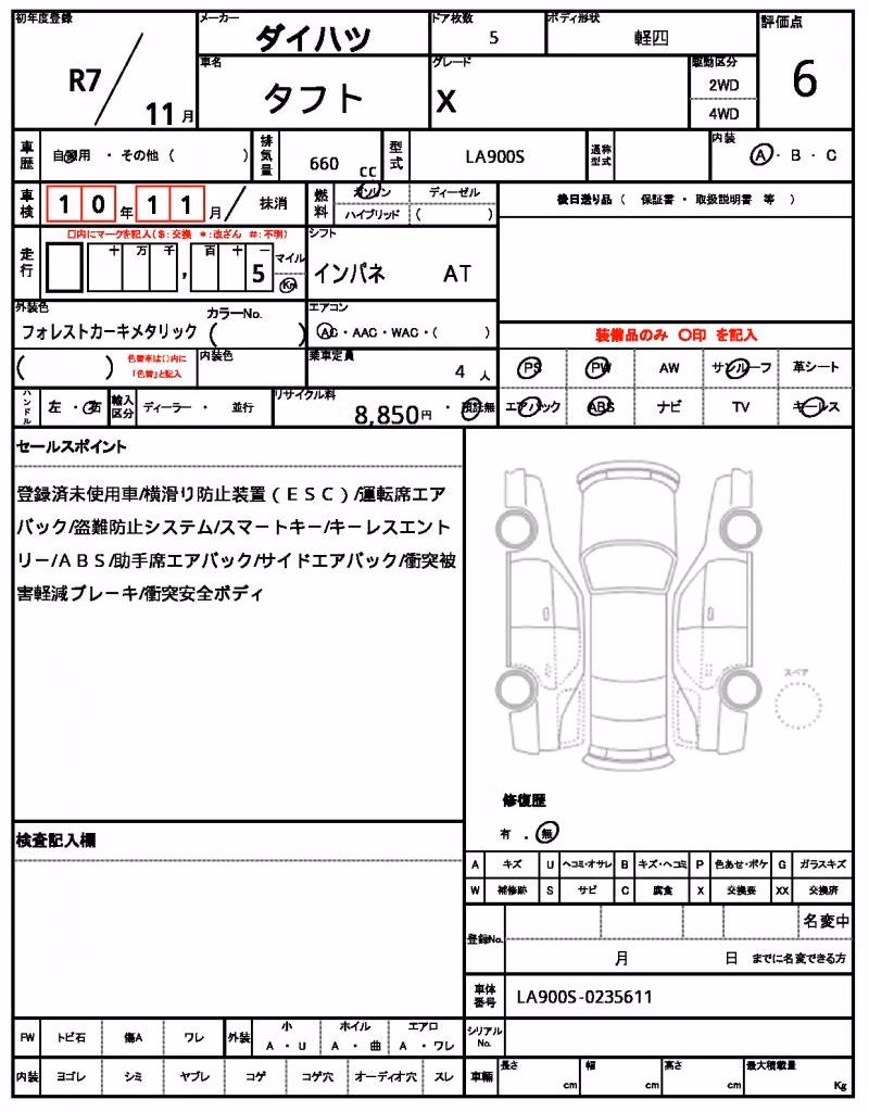 DAIHATSU TAFT