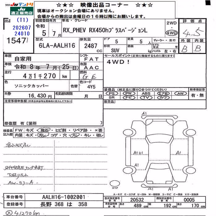 LEXUS RX450H+