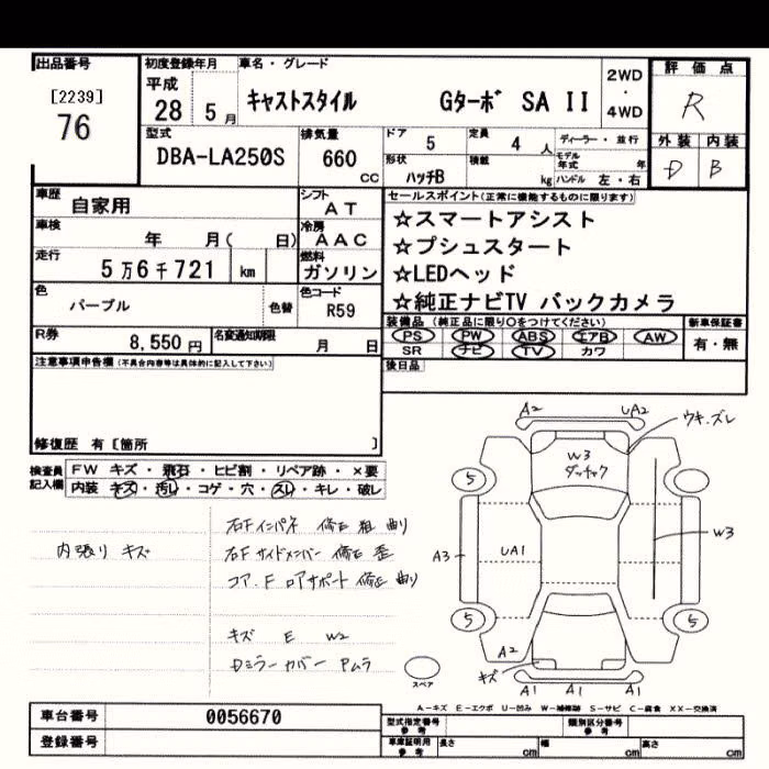 DAIHATSU CAST