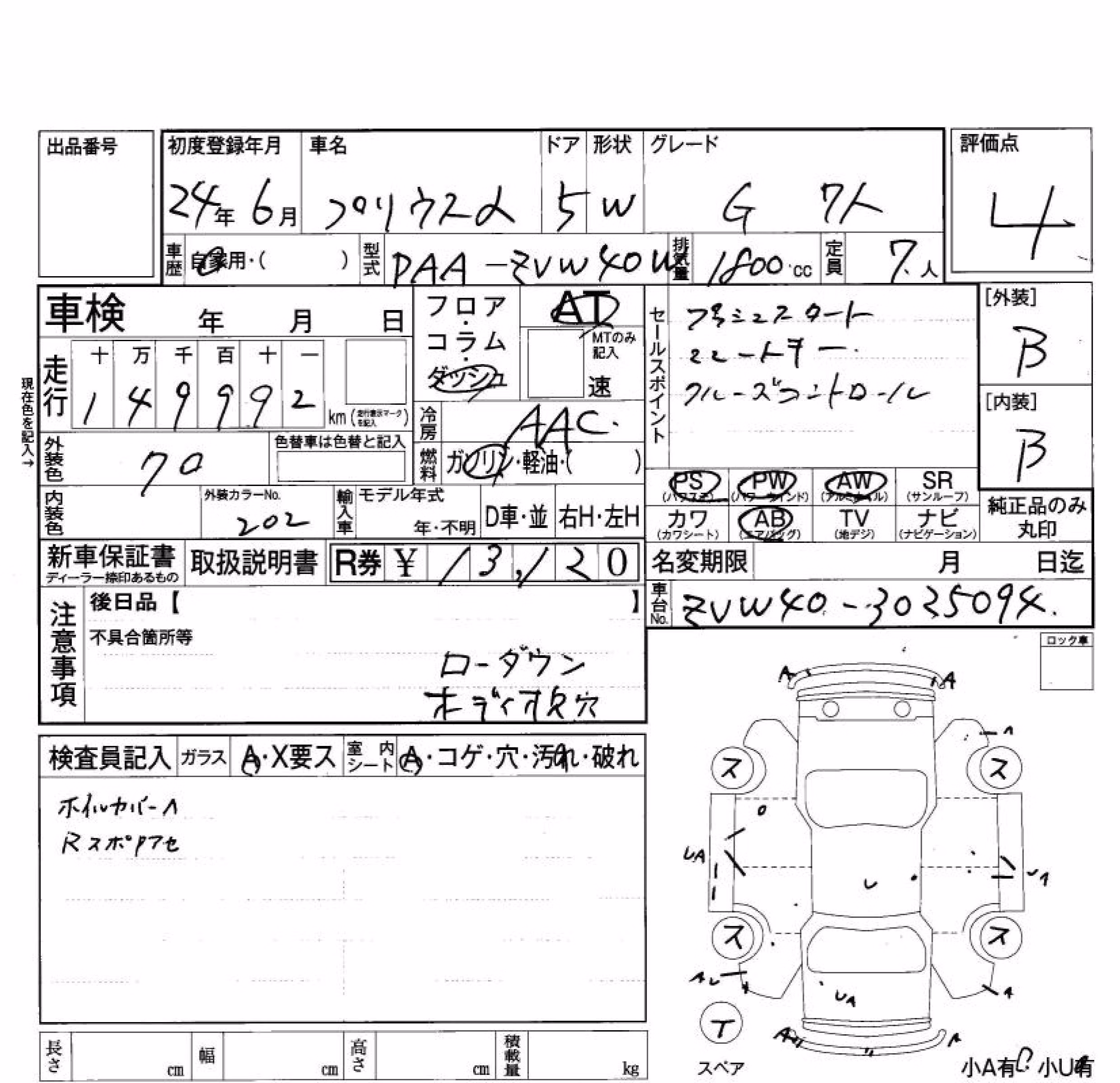 TOYOTA PRIUS ALPHA