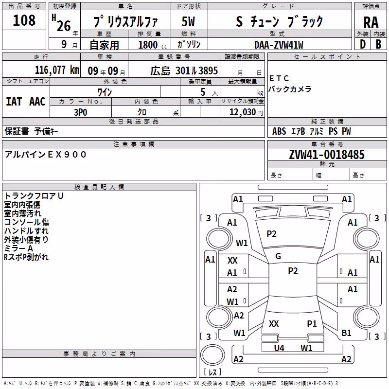 TOYOTA PRIUS ALPHA