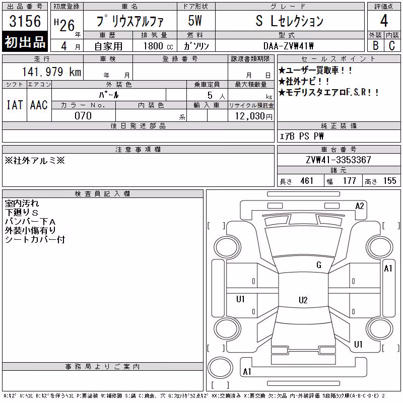 TOYOTA PRIUS ALPHA