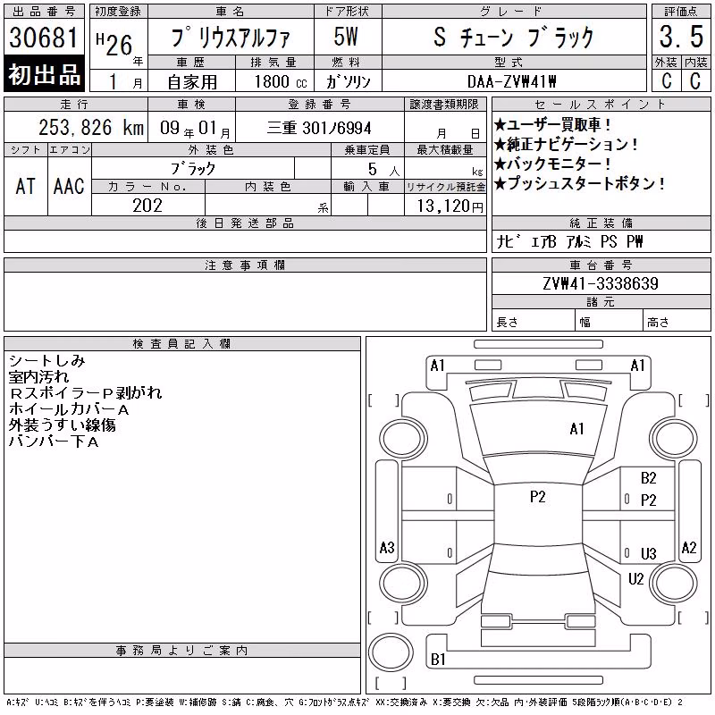 TOYOTA PRIUS ALPHA