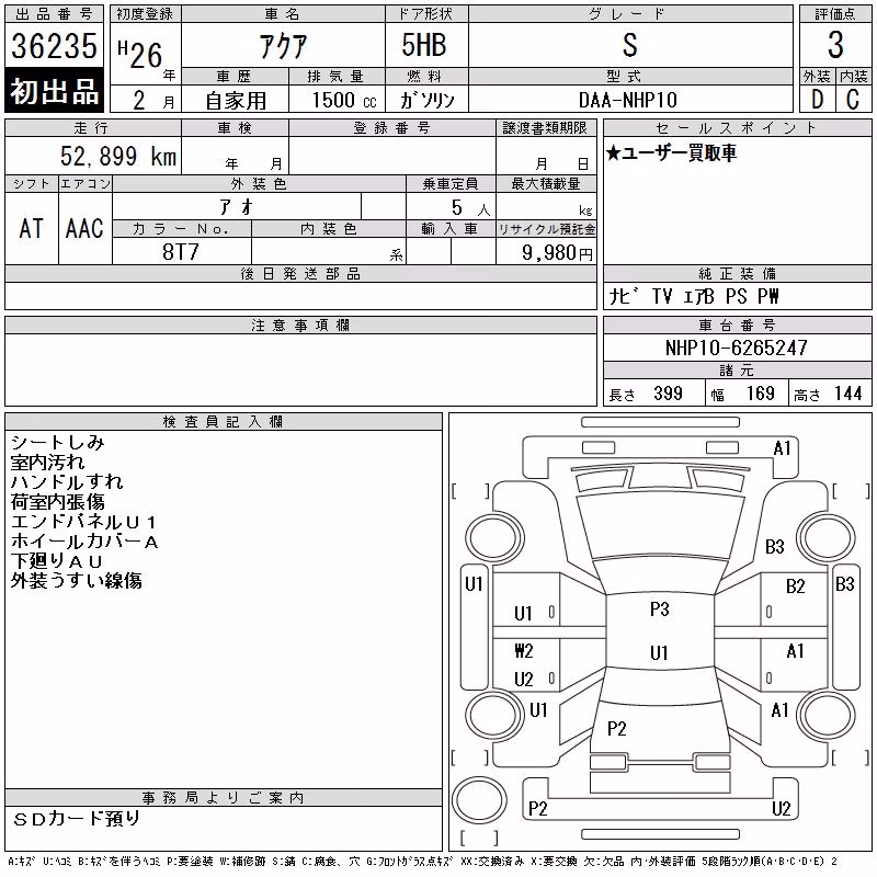 TOYOTA AQUA