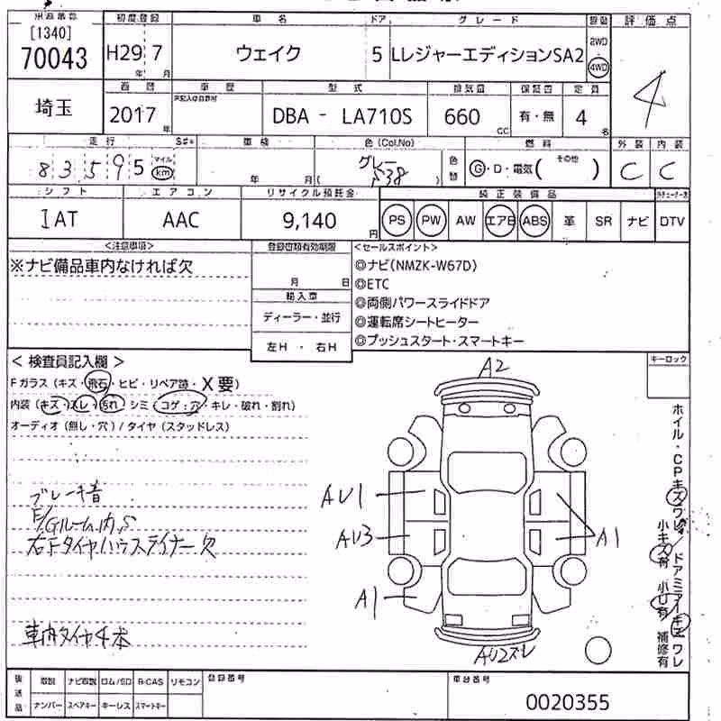 DAIHATSU WAKE