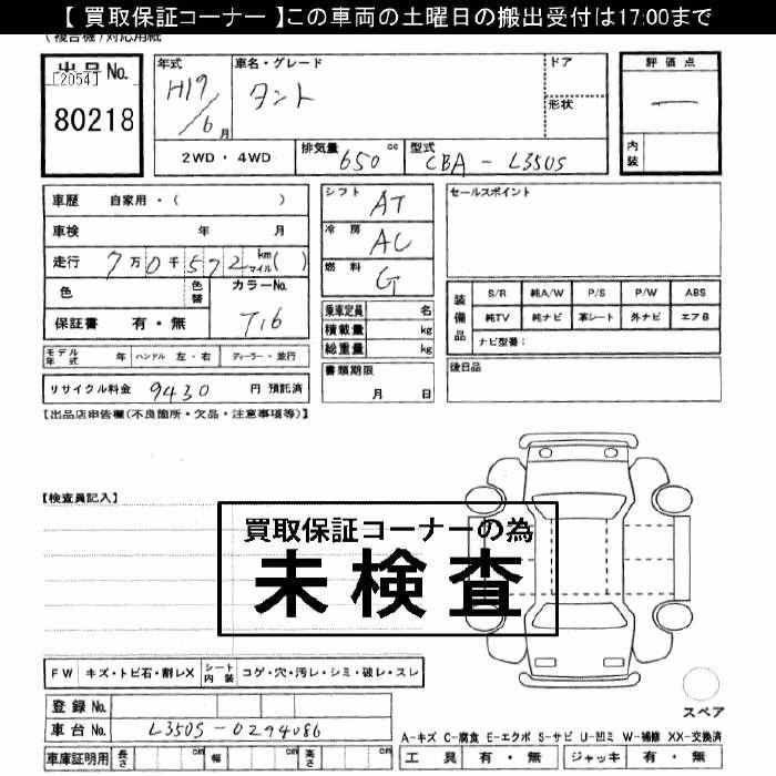 DAIHATSU TANTO