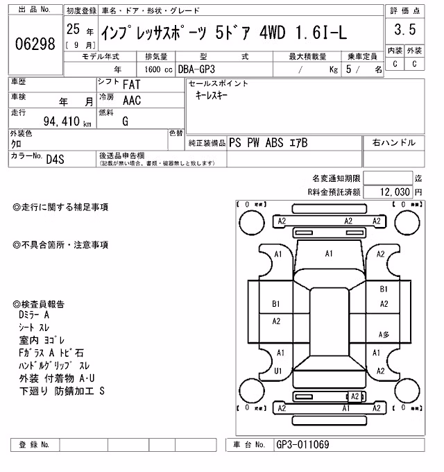 SUBARU IMPREZA