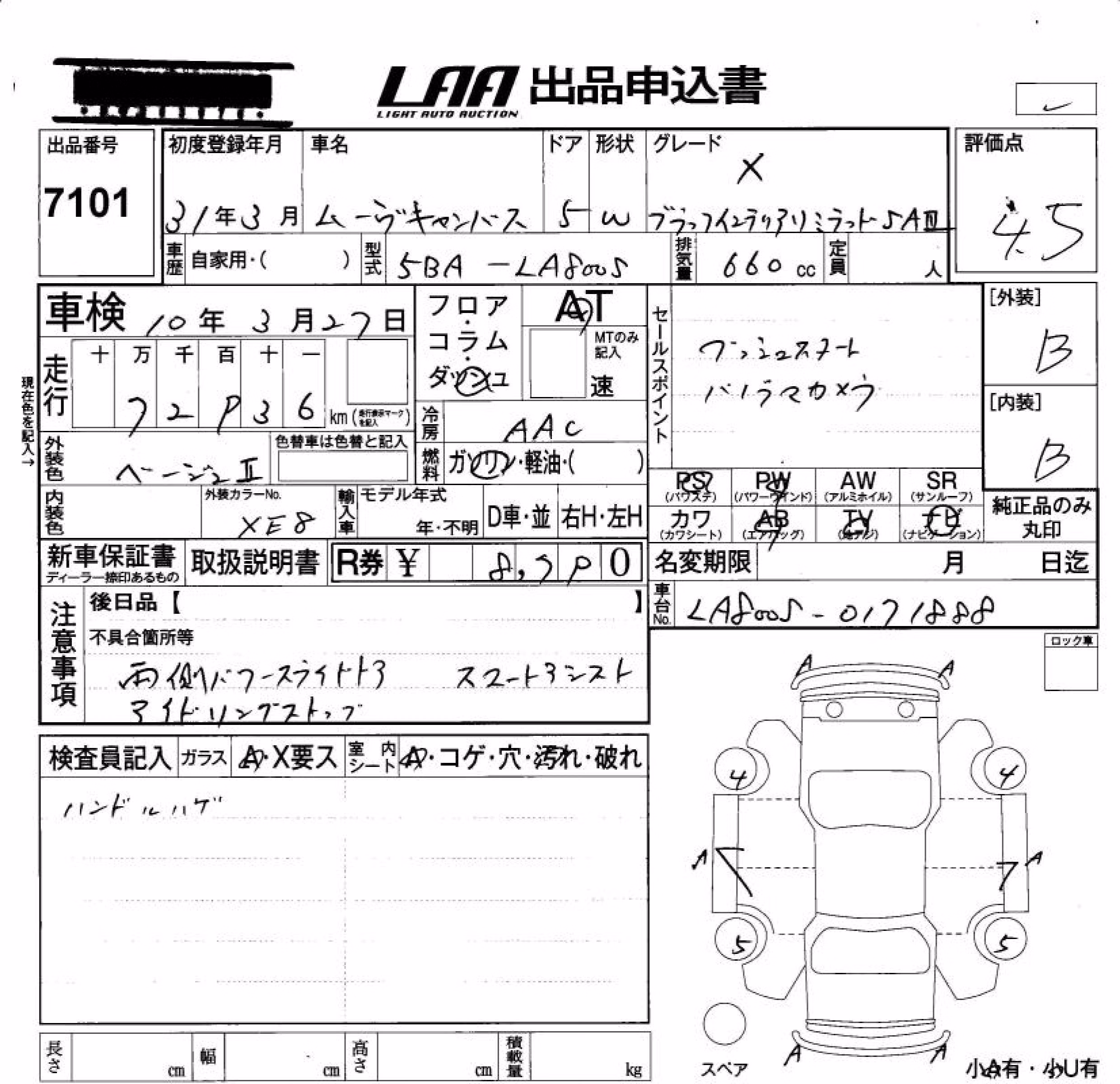 DAIHATSU MOVE CANBUS