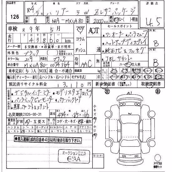 TOYOTA HARRIER