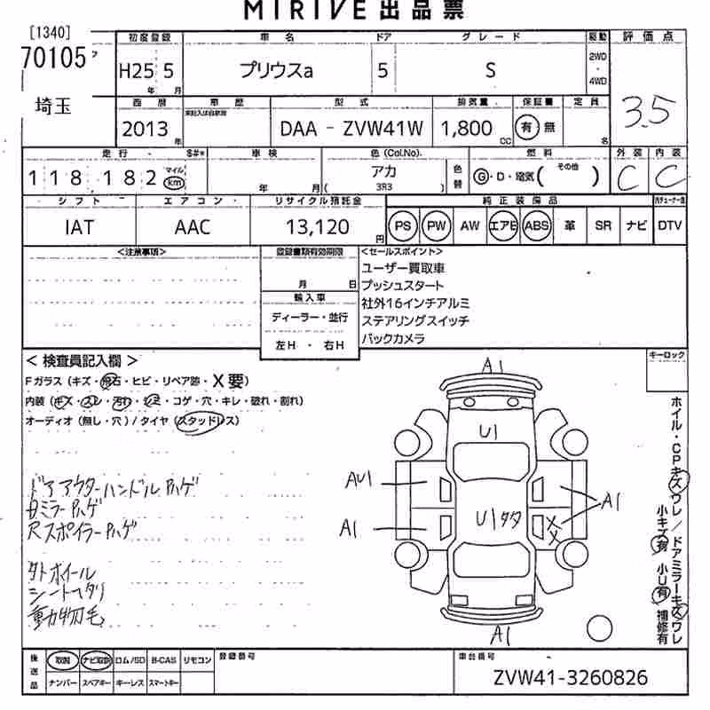 TOYOTA PRIUS ALPHA