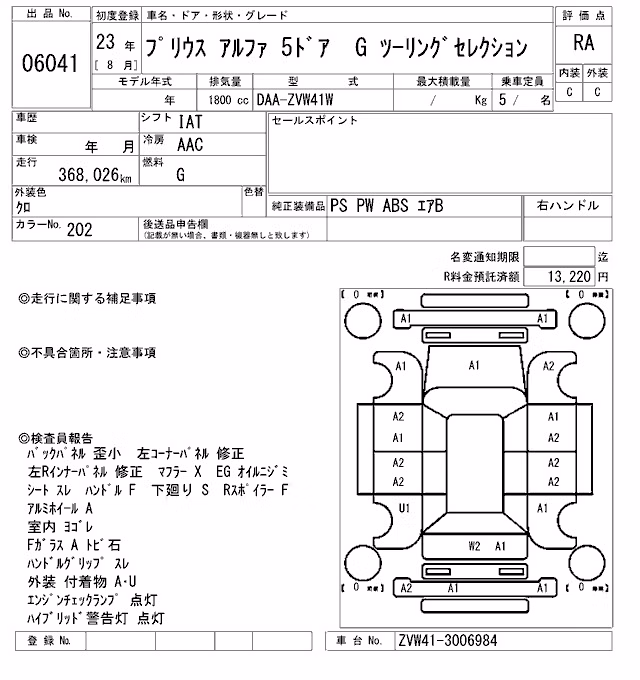 TOYOTA PRIUS ALPHA