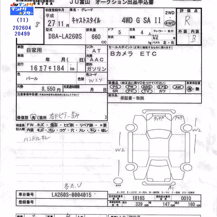 DAIHATSU CAST