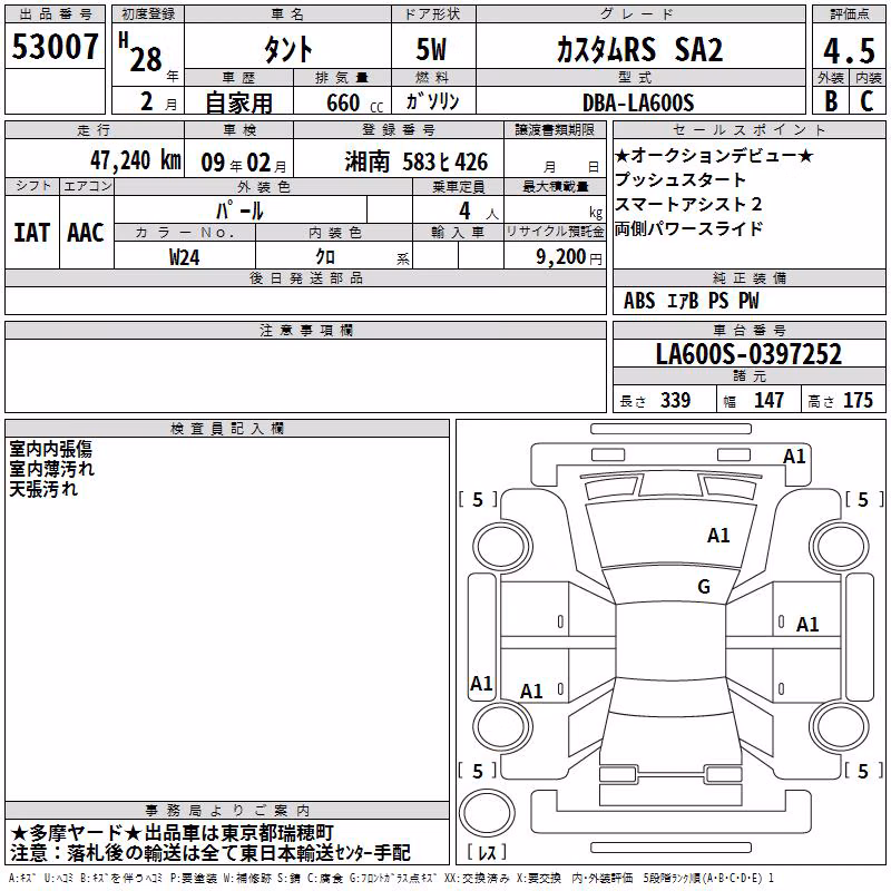 DAIHATSU TANTO