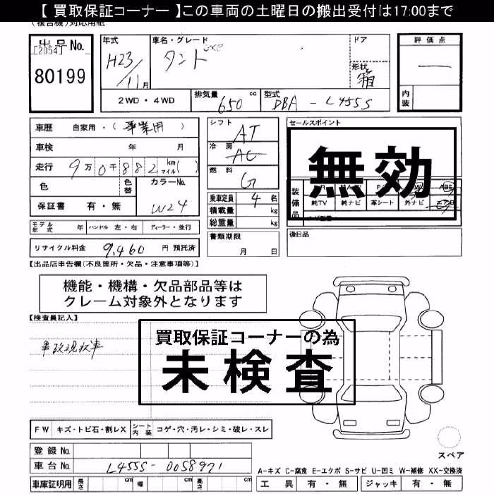 DAIHATSU TANTO EXE