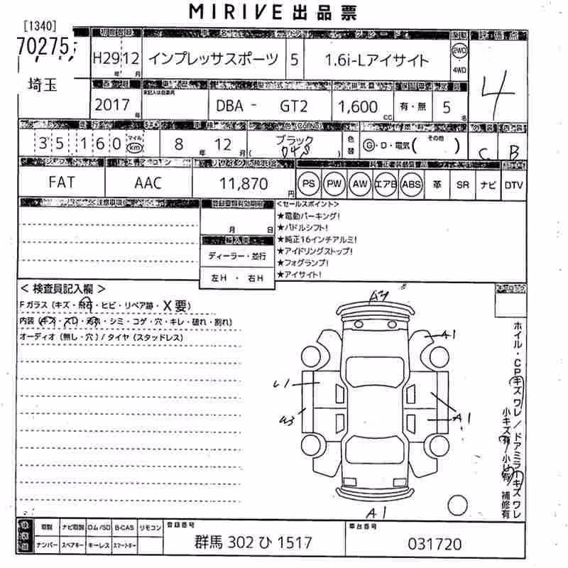 SUBARU IMPREZA