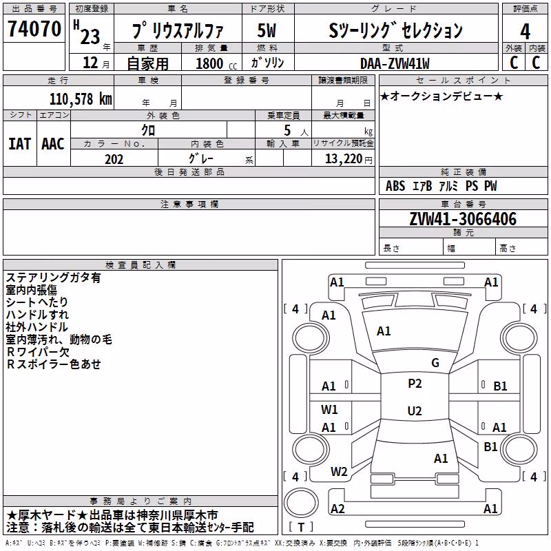 TOYOTA PRIUS ALPHA