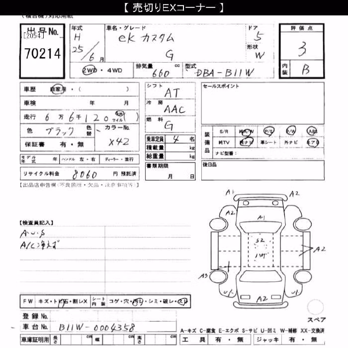 MITSUBISHI EK CUSTOM