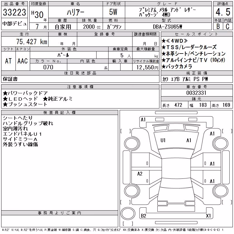 TOYOTA HARRIER