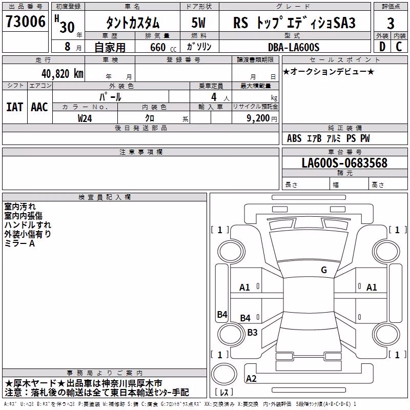DAIHATSU TANTO