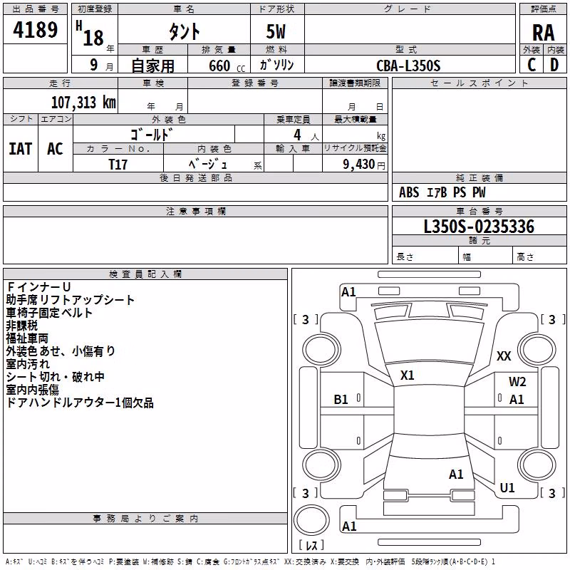 DAIHATSU TANTO