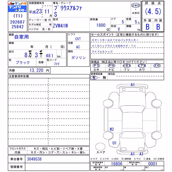 TOYOTA PRIUS ALPHA