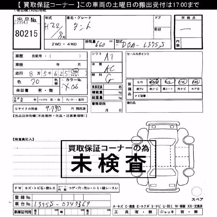 DAIHATSU TANTO