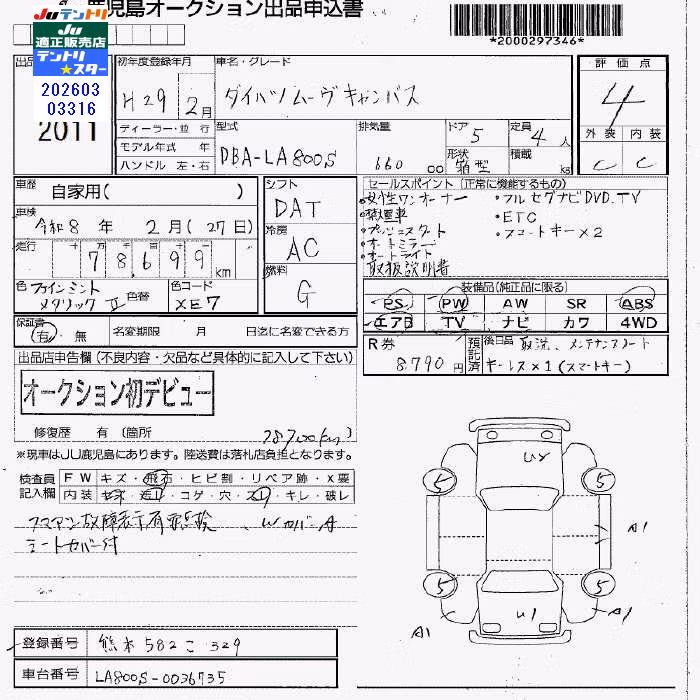DAIHATSU MOVE CANBUS