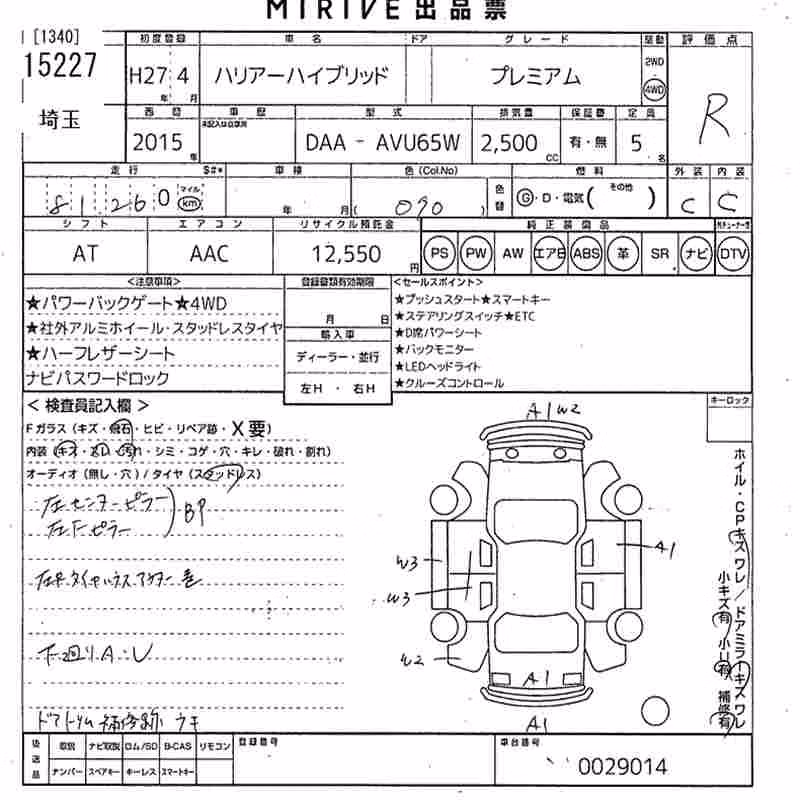 TOYOTA HARRIER