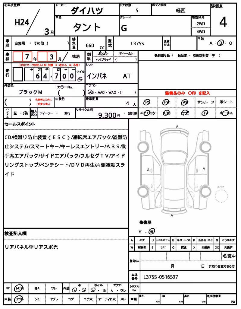 DAIHATSU TANTO