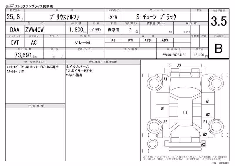 TOYOTA PRIUS ALPHA