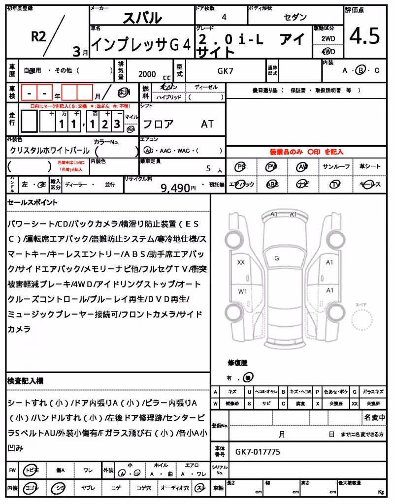 SUBARU IMPREZA