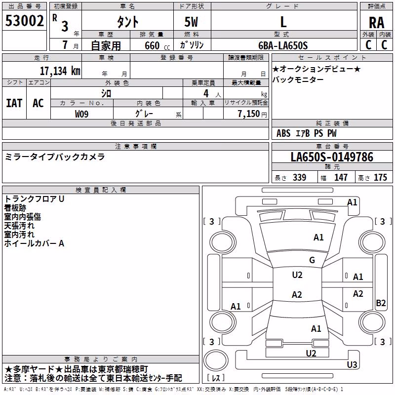 DAIHATSU TANTO