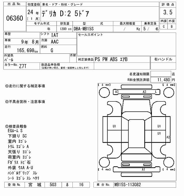 MITSUBISHI DELICA D:2