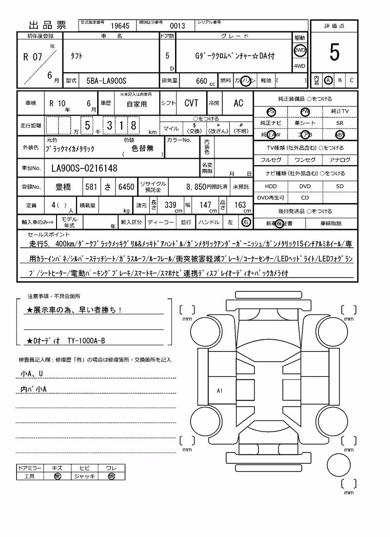 DAIHATSU TAFT