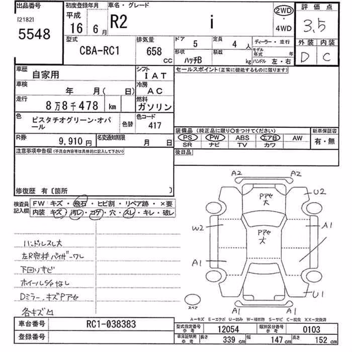 SUBARU R2