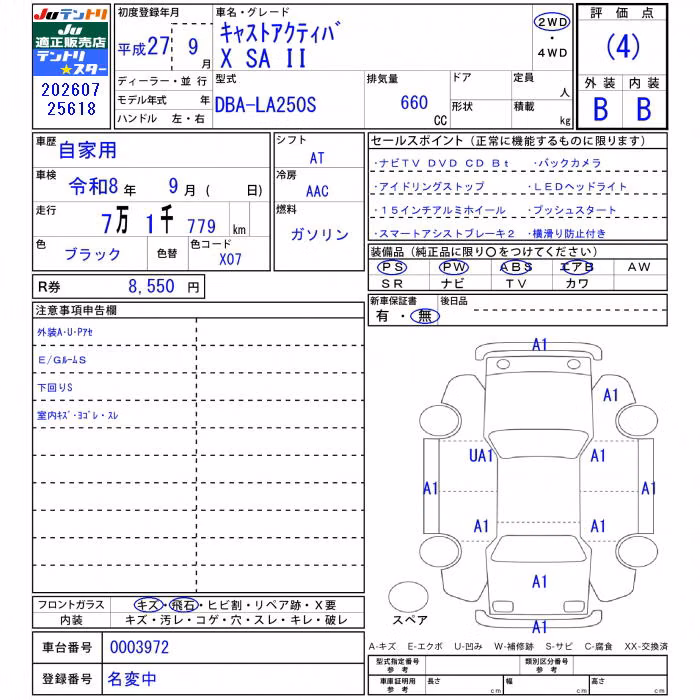 DAIHATSU CAST