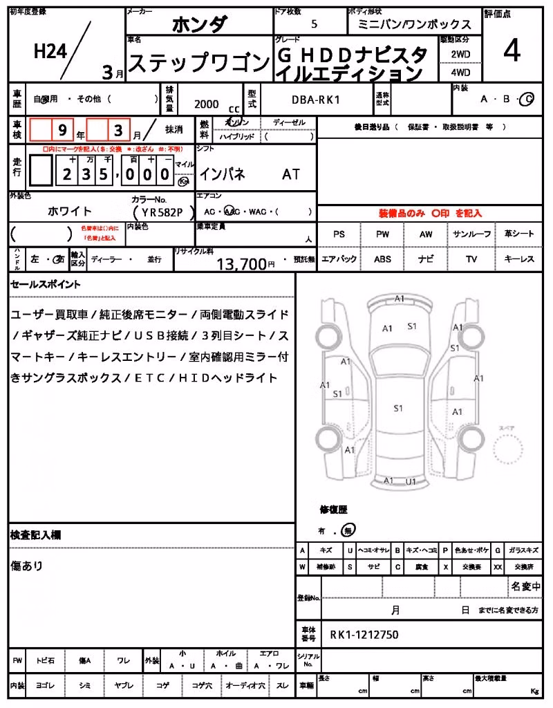 HONDA STEPWGN
