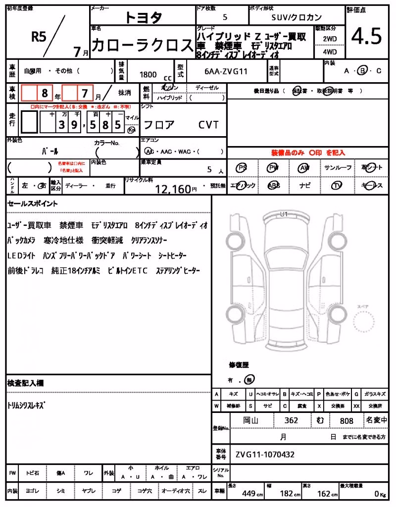 TOYOTA COROLLA CROSS