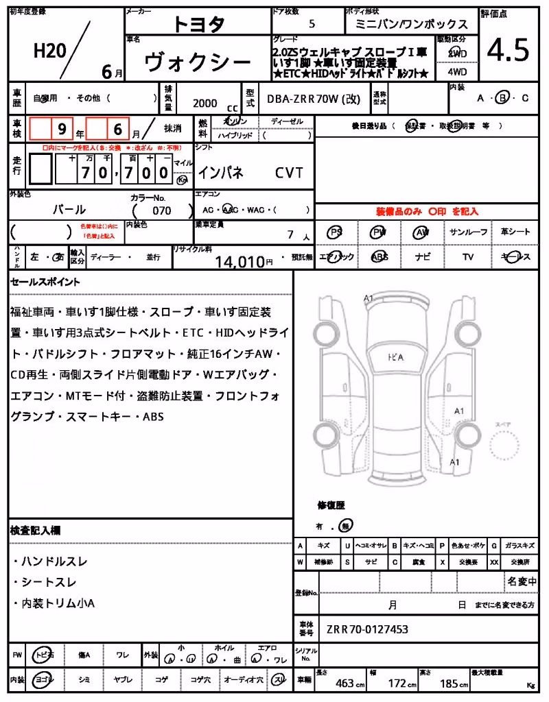 TOYOTA VOXY
