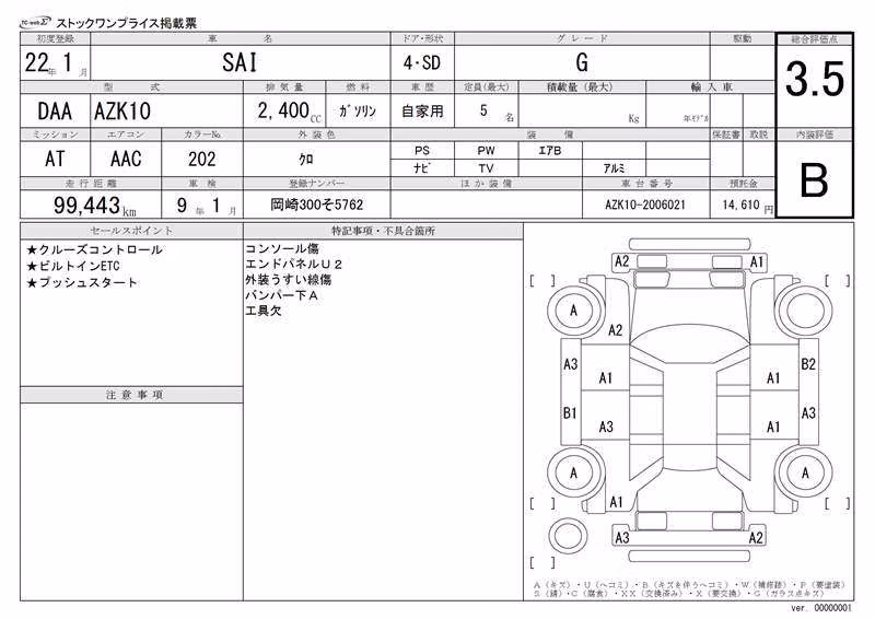 TOYOTA SAI