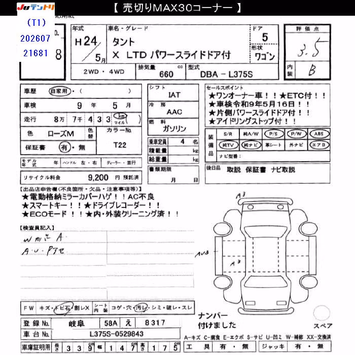 DAIHATSU TANTO