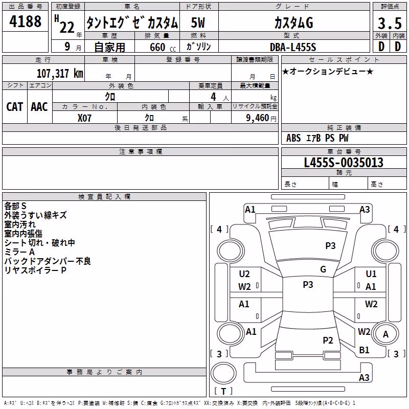 DAIHATSU TANTO EXE