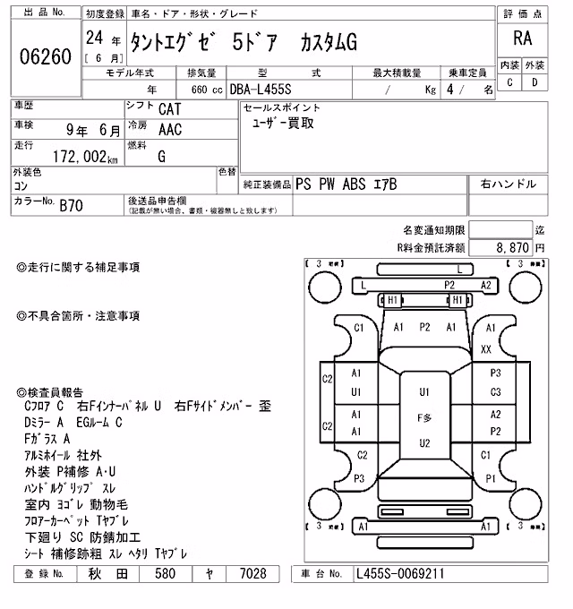 DAIHATSU TANTO EXE
