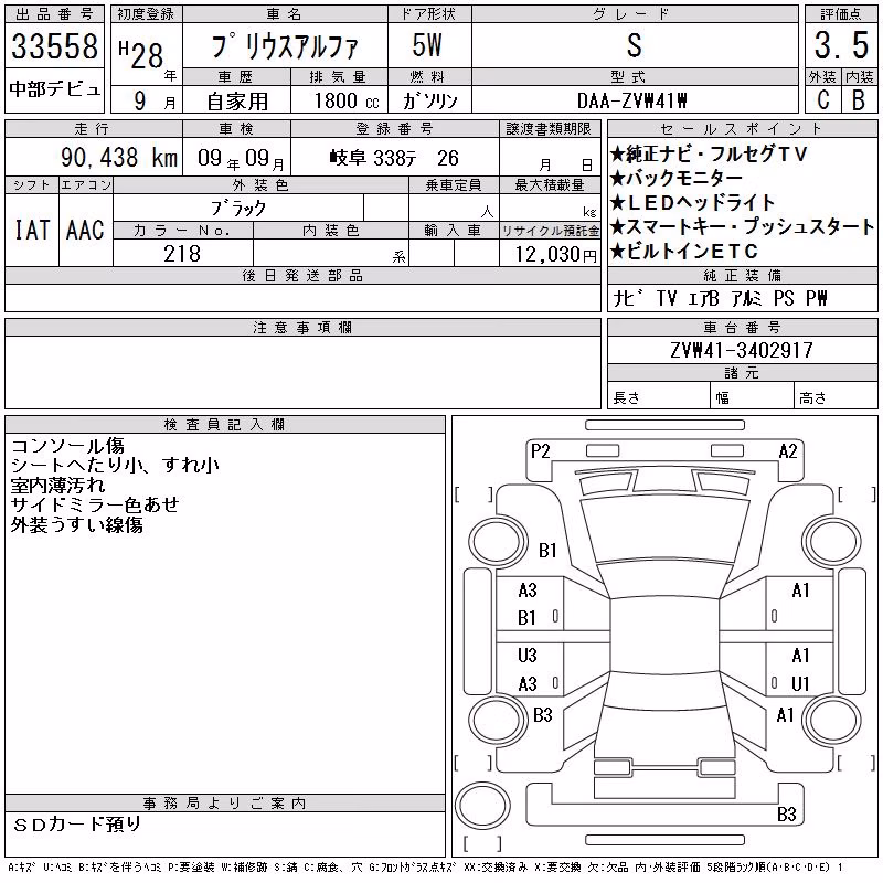 TOYOTA PRIUS ALPHA