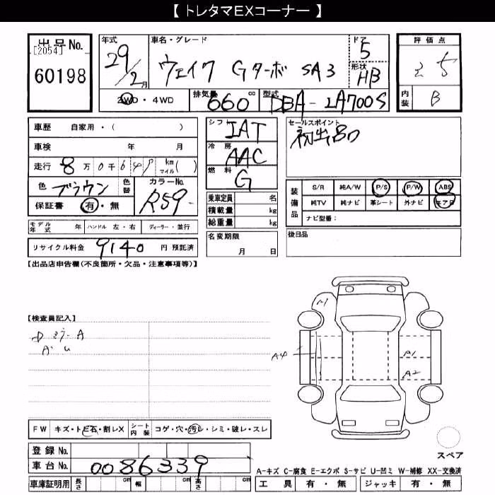 DAIHATSU WAKE