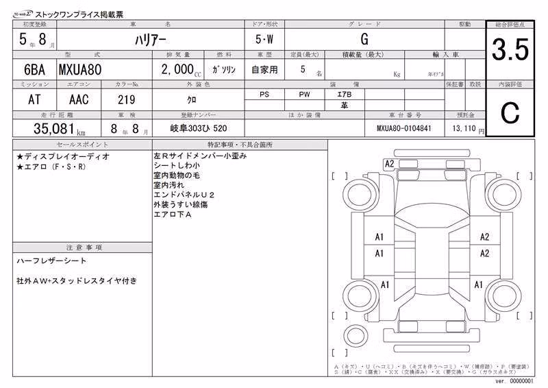 TOYOTA HARRIER