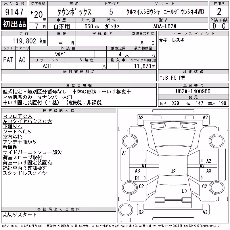 MITSUBISHI TOWN BOX
