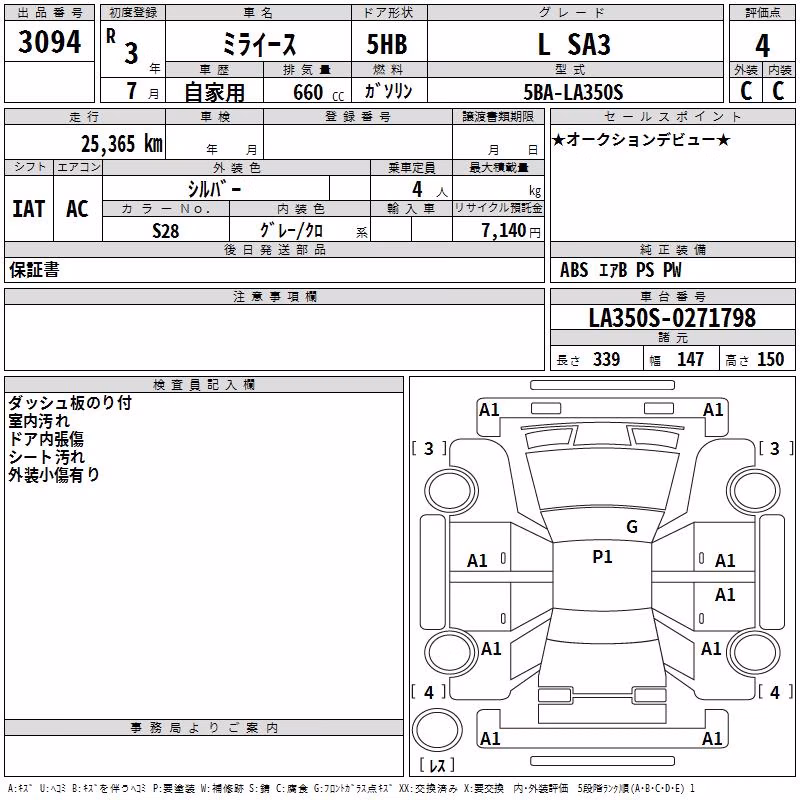 DAIHATSU MIRA E:S